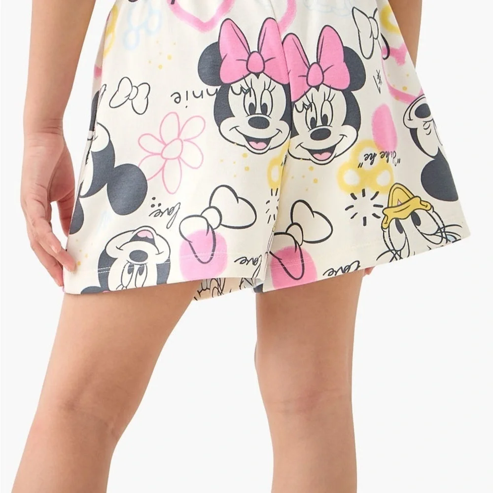 NWT Zara x Disney Kid’s Cream Shorts | Size 13-14